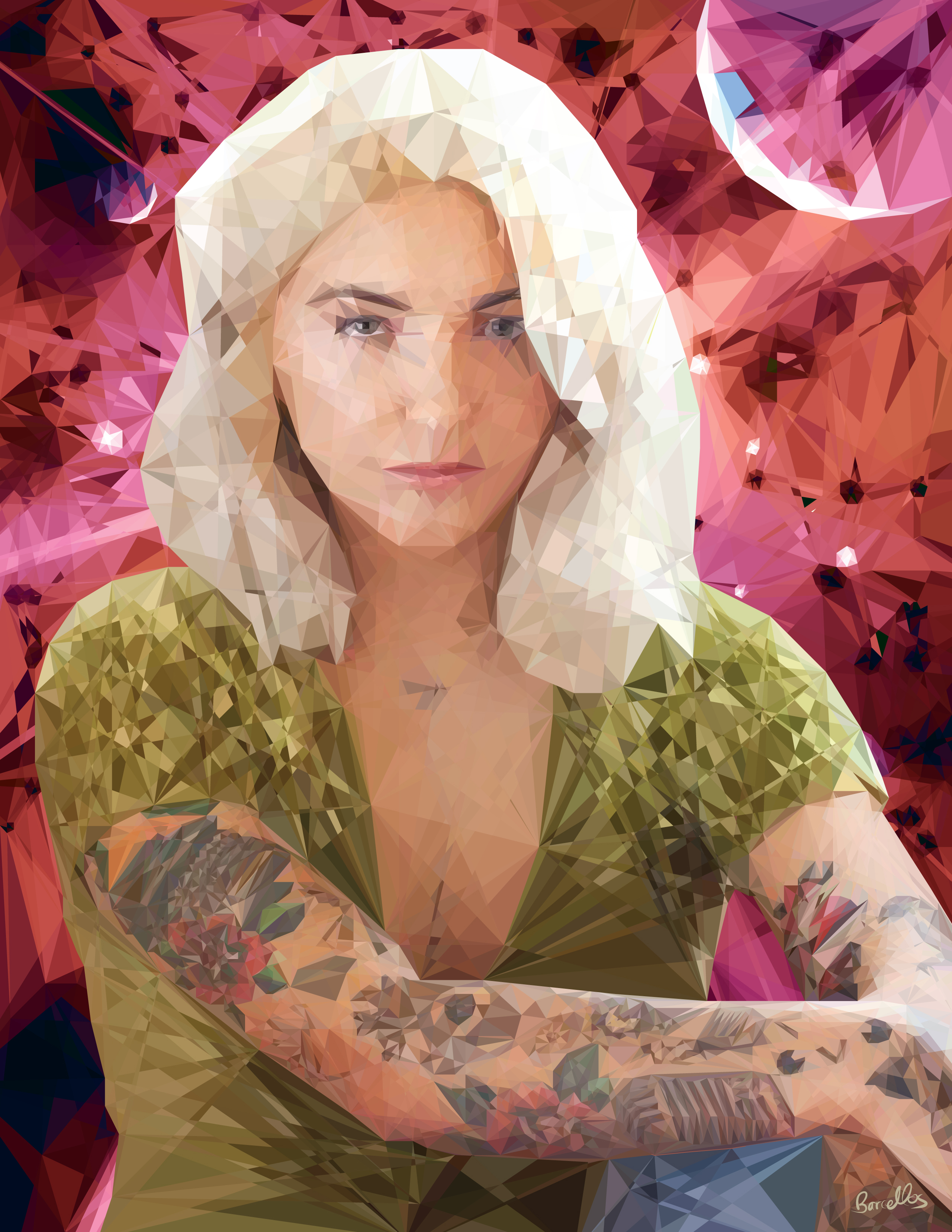 Low Poly Julia Michaels