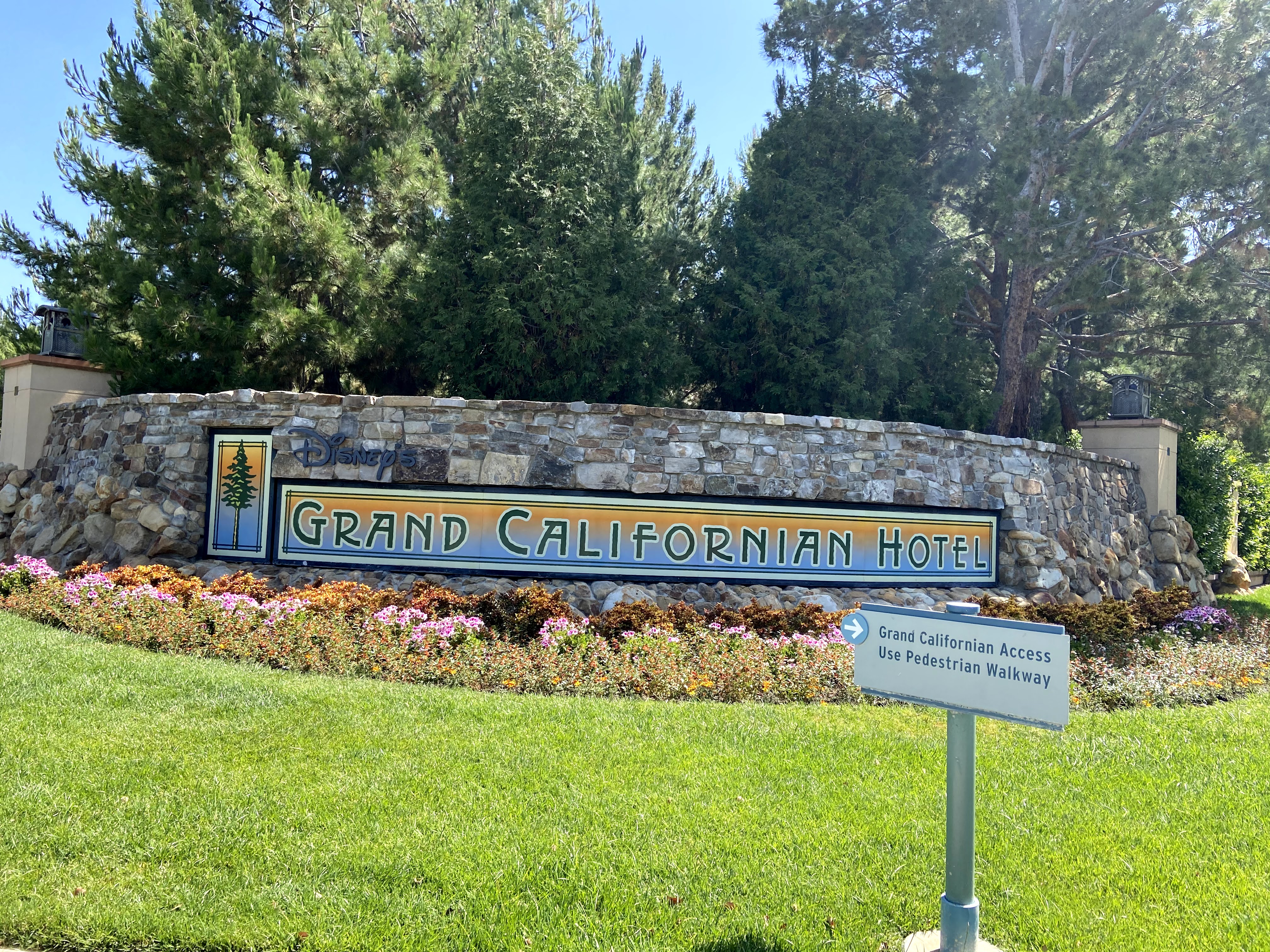 Grand Californian Hotel Sign